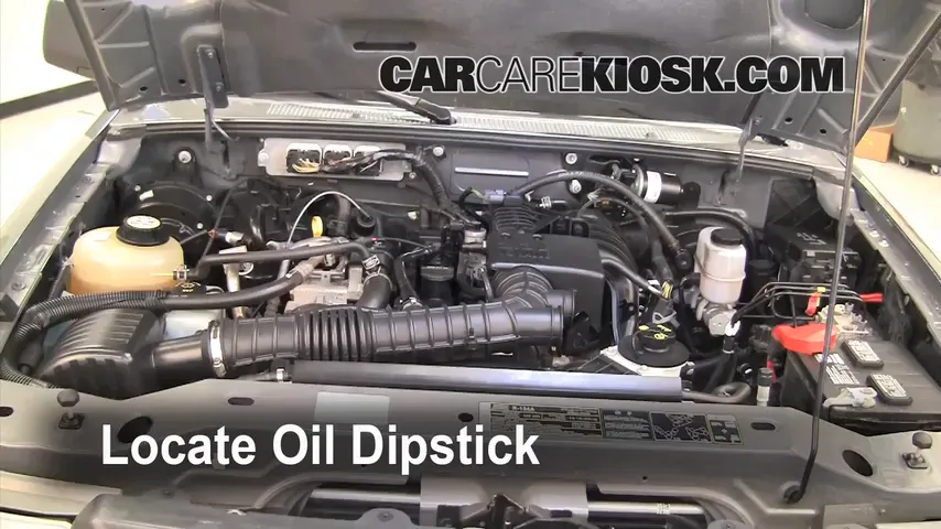 2008 Ford Ranger XL 2.3L 4 Cyl. Standard Cab Pickup Oil Check Oil Level
